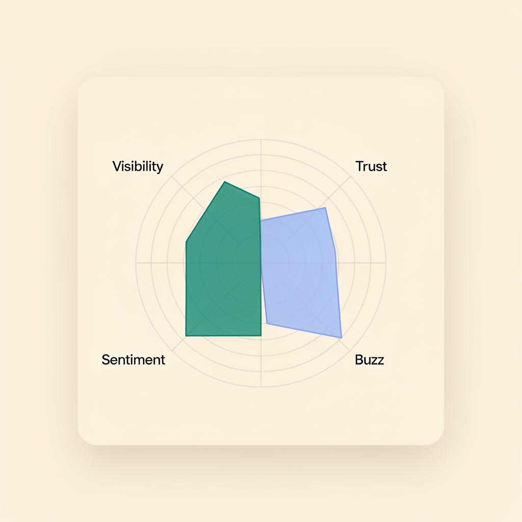 Agency multi-client workspace with per-client brief and evidence trail